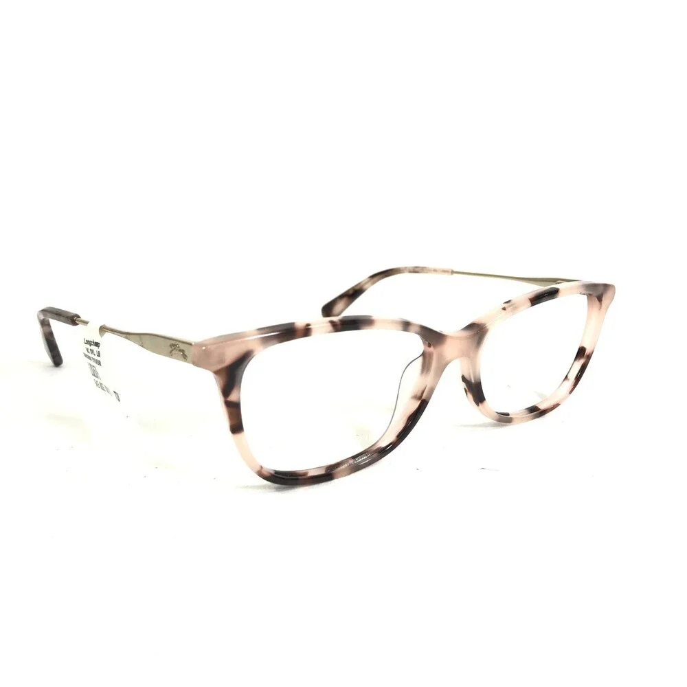 Longchamp Eyeglasses Frames LO2675 517 Pink Tortoise Gold Cat Eye 54-15-140